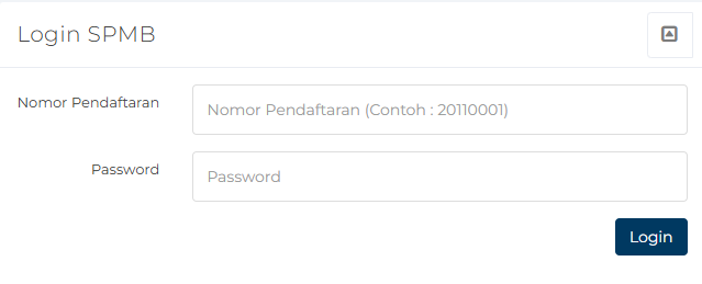 Login PPDB